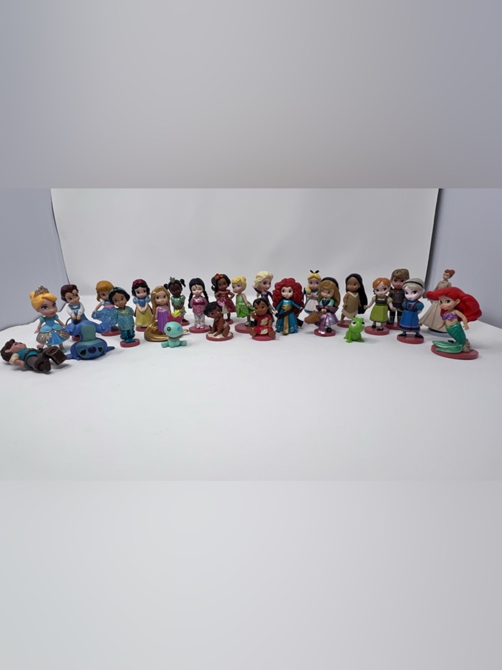 Disney Animators Collection Mini Princess 3” Toddler Doll Lot